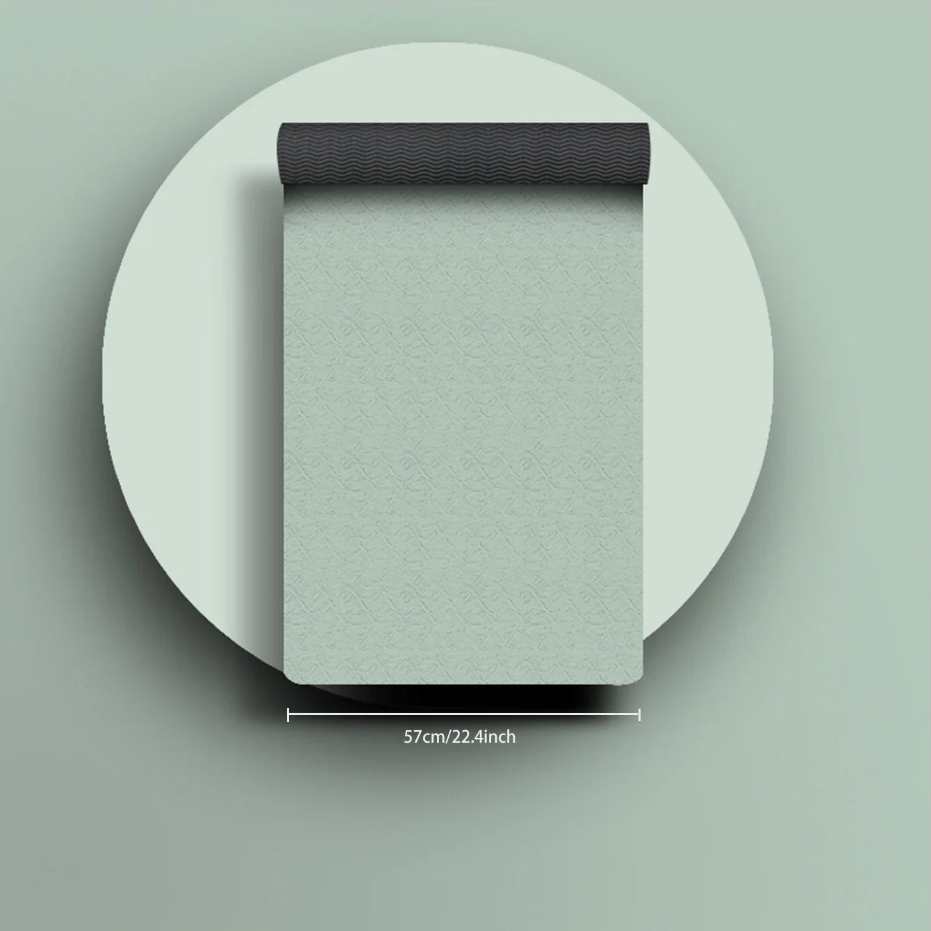 Eco-Friendly TPE Pilates Mat with Strap - Non-Slip, Professional Quality