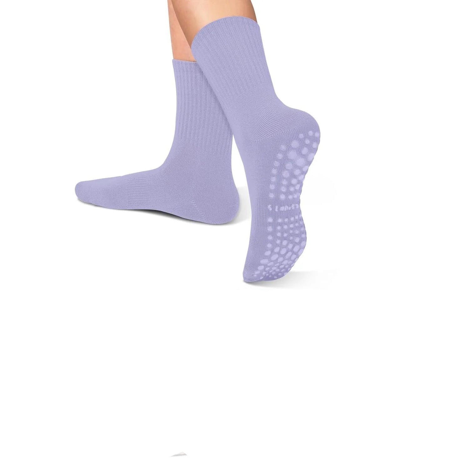Women's Luxe Anti-Slip Yoga Socks by Pilates & Wellness Co.