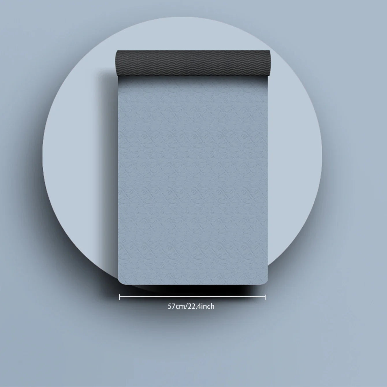 Eco-Friendly TPE Pilates Mat with Strap - Non-Slip, Professional Quality