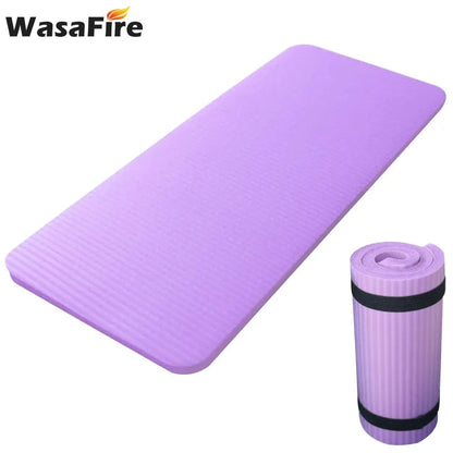 Thick Anti-Skid Pilates Mat with Knee Pad Cushion for Comfort and Support