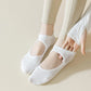 Backless Non-slip Pilates Socks - Cotton Women’s Workout Slippers (3 Pack)