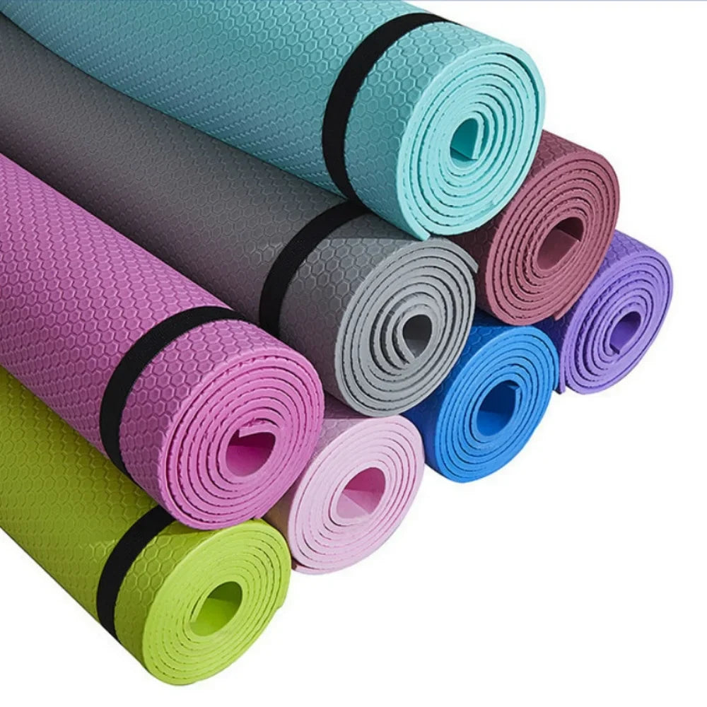 Thick Anti-Skid Fitness Mat for Pilates and Exercise