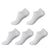 5 Pairs Women’s Cotton Pilates Socks - Breathable Non-Slip Short Mesh