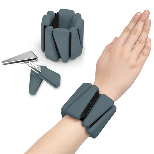 Wrist Weights by Pilates & Wellness Co - Adjustable Silicone Fitness Accessories