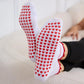 3 Pairs Ruffle Grip Socks for Pilates - Women's Knee-High Style