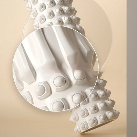 Dual-Sided 30cm Hollow Foam Roller for Deep Tissue Pilates Massage