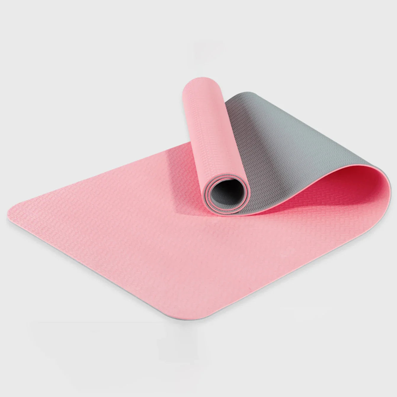 Eco-Friendly TPE Pilates Mat with Strap - Non-Slip, Professional Quality