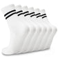 6-Pack Women's Anti-Slip Pilates Striped Knee-High Socks