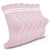 6-Pack Women's Anti-Slip Pilates Striped Knee-High Socks