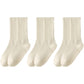 3 Pairs of Anti-Slip Cotton Pilates Socks for Women