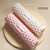 Dual-Sided 30cm Hollow Foam Roller for Deep Tissue Pilates Massage