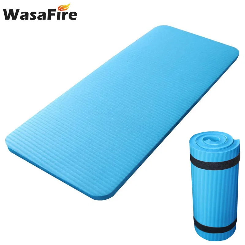 Thick Anti-Skid Pilates Mat with Knee Pad Cushion for Comfort and Support