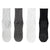4 Pairs Mid Calf Pilates Socks with Silicone Non-Slip Grip