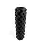 Black Solid Yoga Foam Roller 45cm -Colorful Wolf Tooth Design Muscle Relaxation Massage Stick for Fitness and Sports